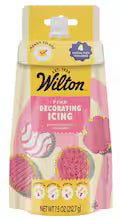 Wilton Pink Ready-to-Use Decorator Icing Pouch with 4 Tips – 7.5 oz.