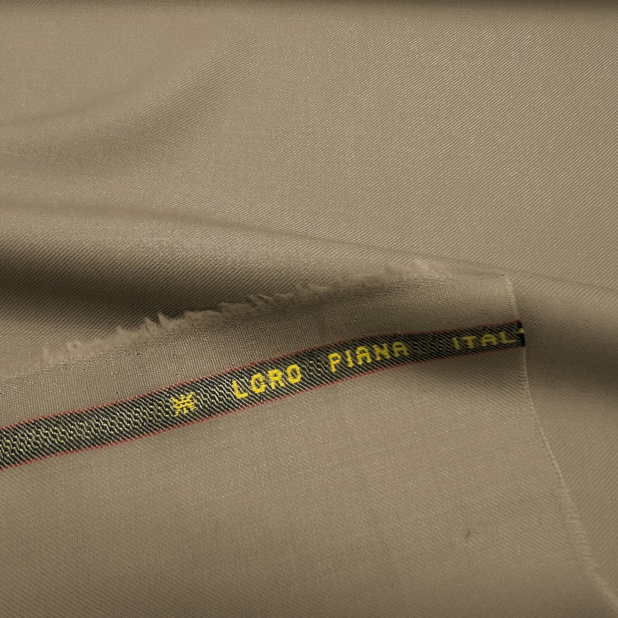 Tan Super 120S Merino Wool Fabric - Tan, Solid, 58/60" Width (1 Yard)