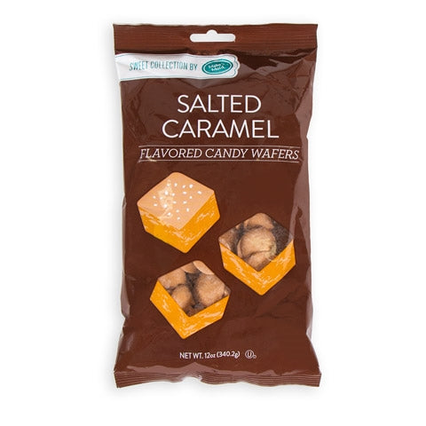 লবণাক্ত ক্যারামেল স্বাদের ক্যান্ডি ওয়েফার - ১২ আউন্স ব্যাগ