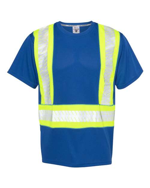 Kishigo EV Series Enhanced Visibility Contrast Pocket T-Shirt