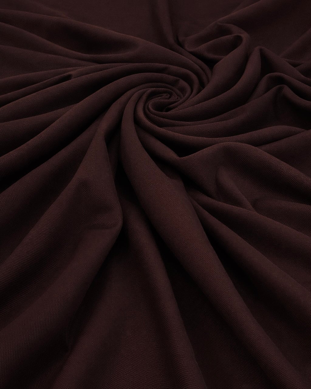 Stretch Twill Denim Look Chocolate Brown
