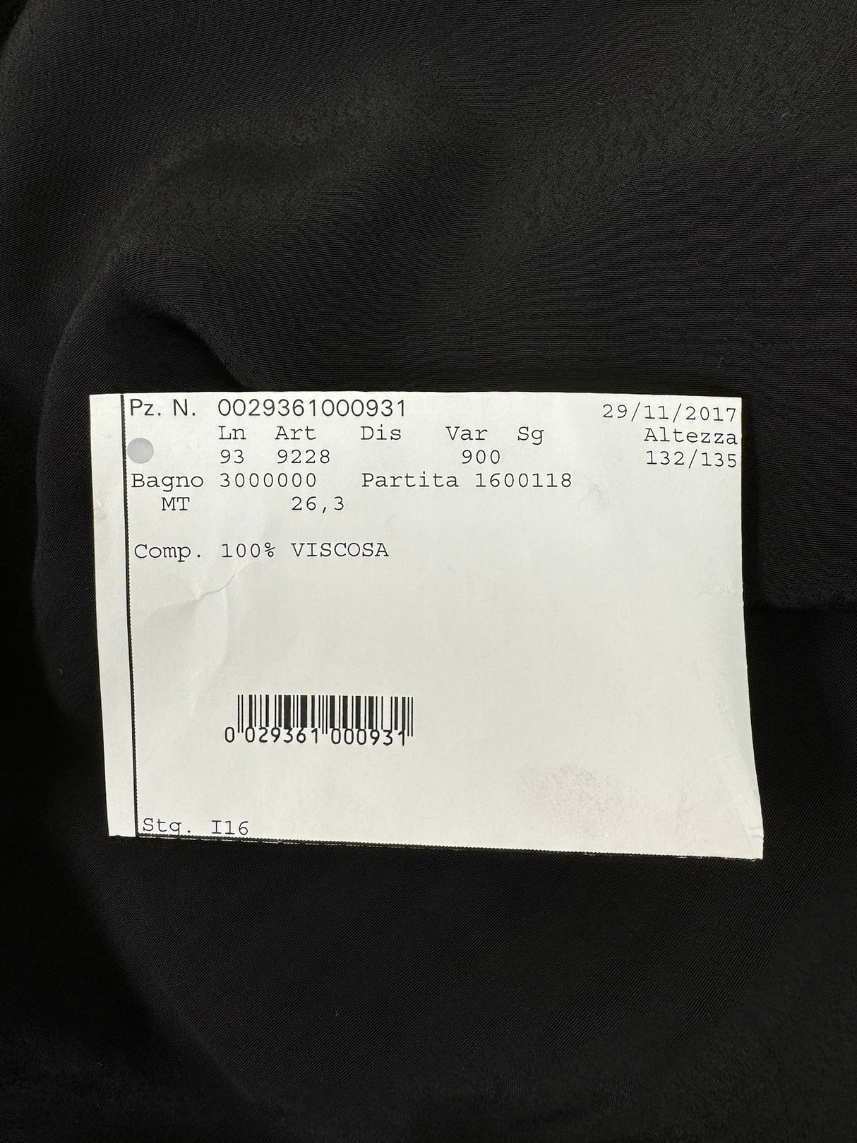 Black Viscose Crepe