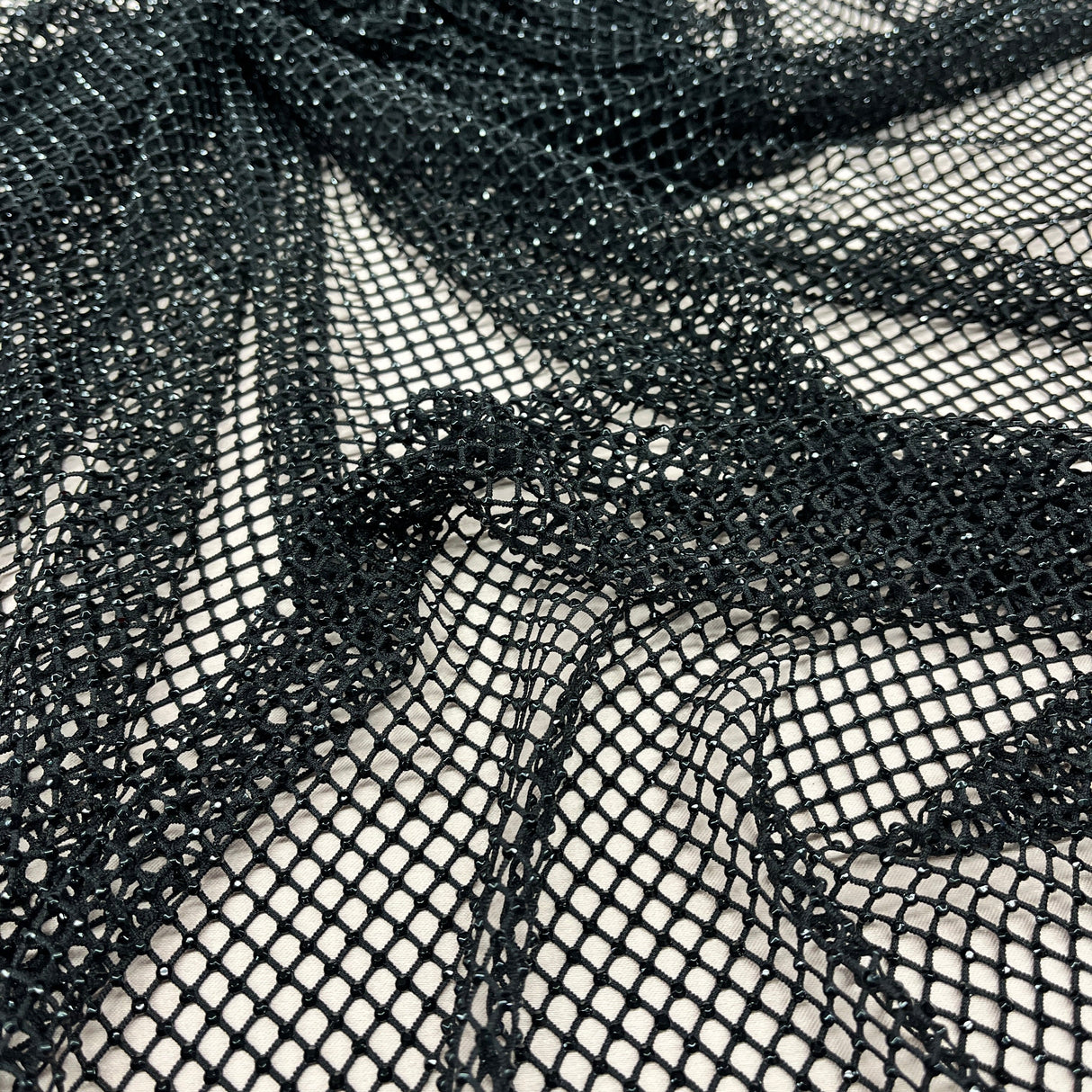 Diamond Fishnet 4-Way Stretch Fabric