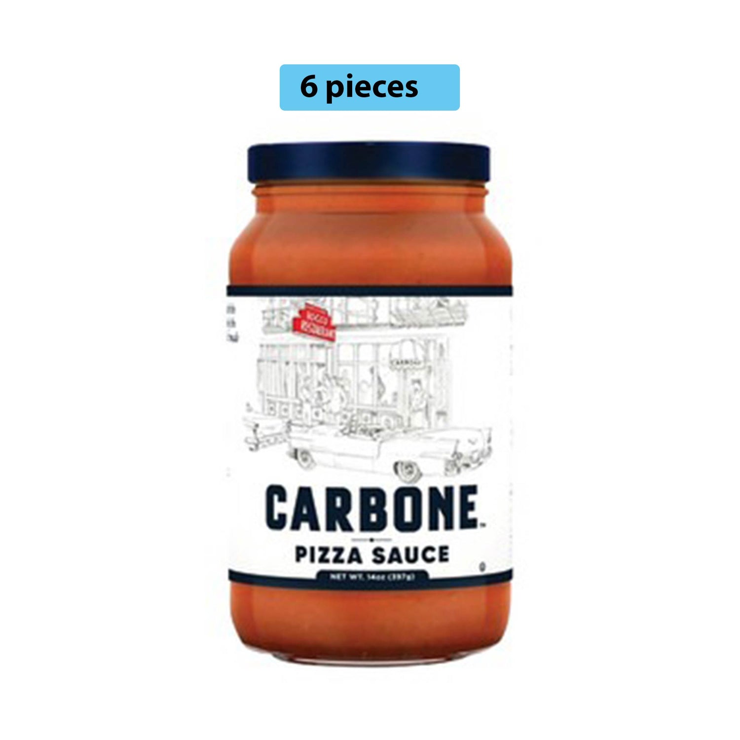 CARBONE ORIGINAL PIZZA SAUCE 14 OZ JAR