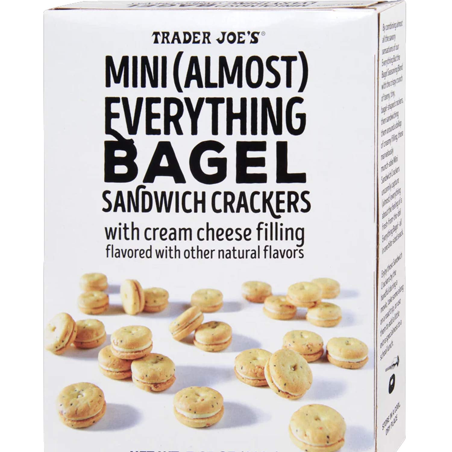 Trader Joe’s Mini Everything Bagel Sandwich Crackers 7.05 Oz
