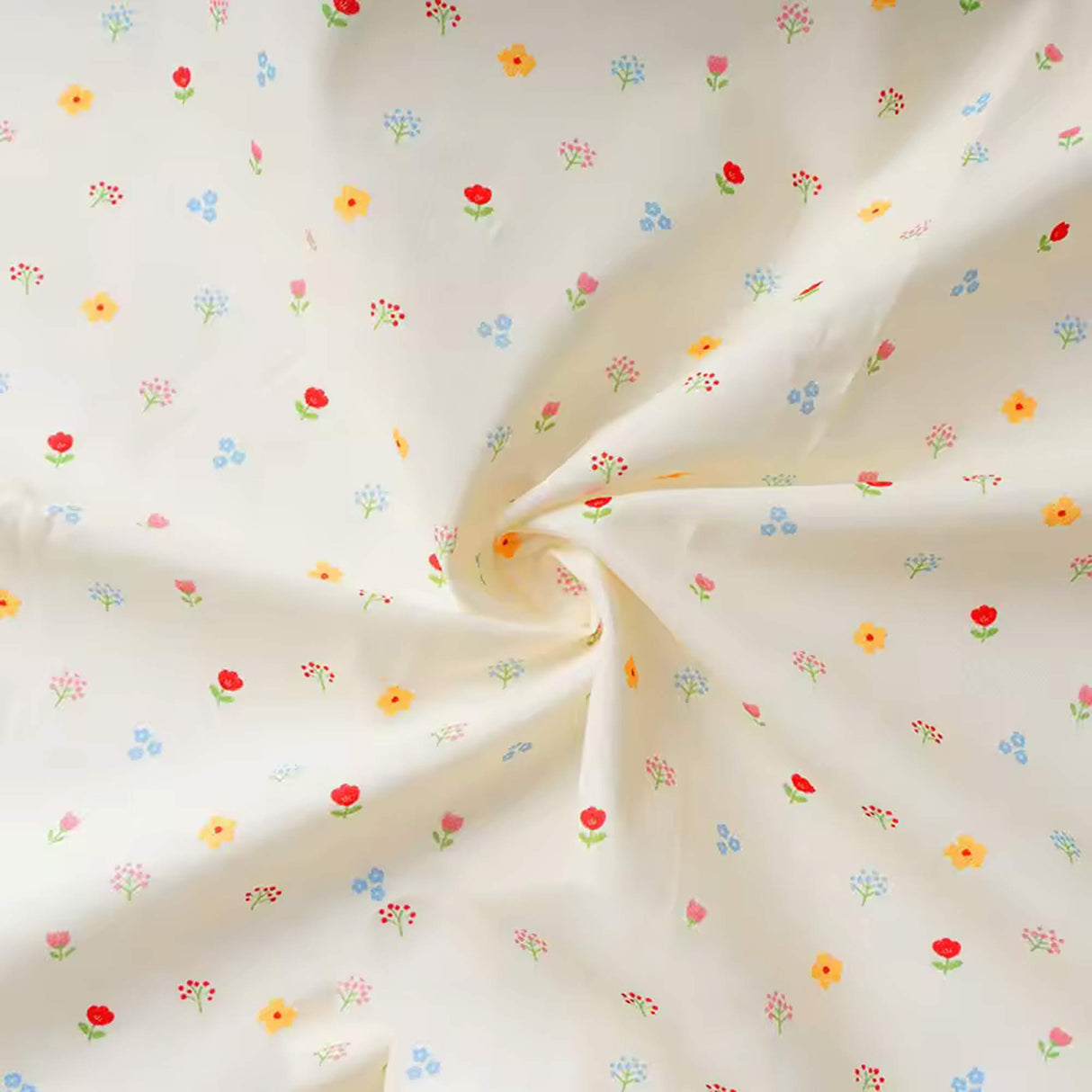 Rural Style Pure Cotton Printed Fabric for Sewing Dresses Home Wear Children's Clothing Decorative Cloth Handmade DIY Fabrics