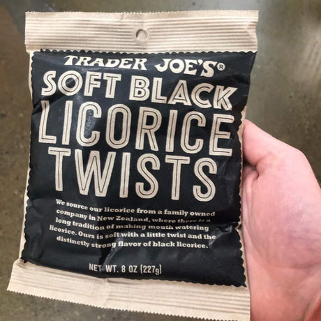 Soft Black Licorice Twists 7 oz