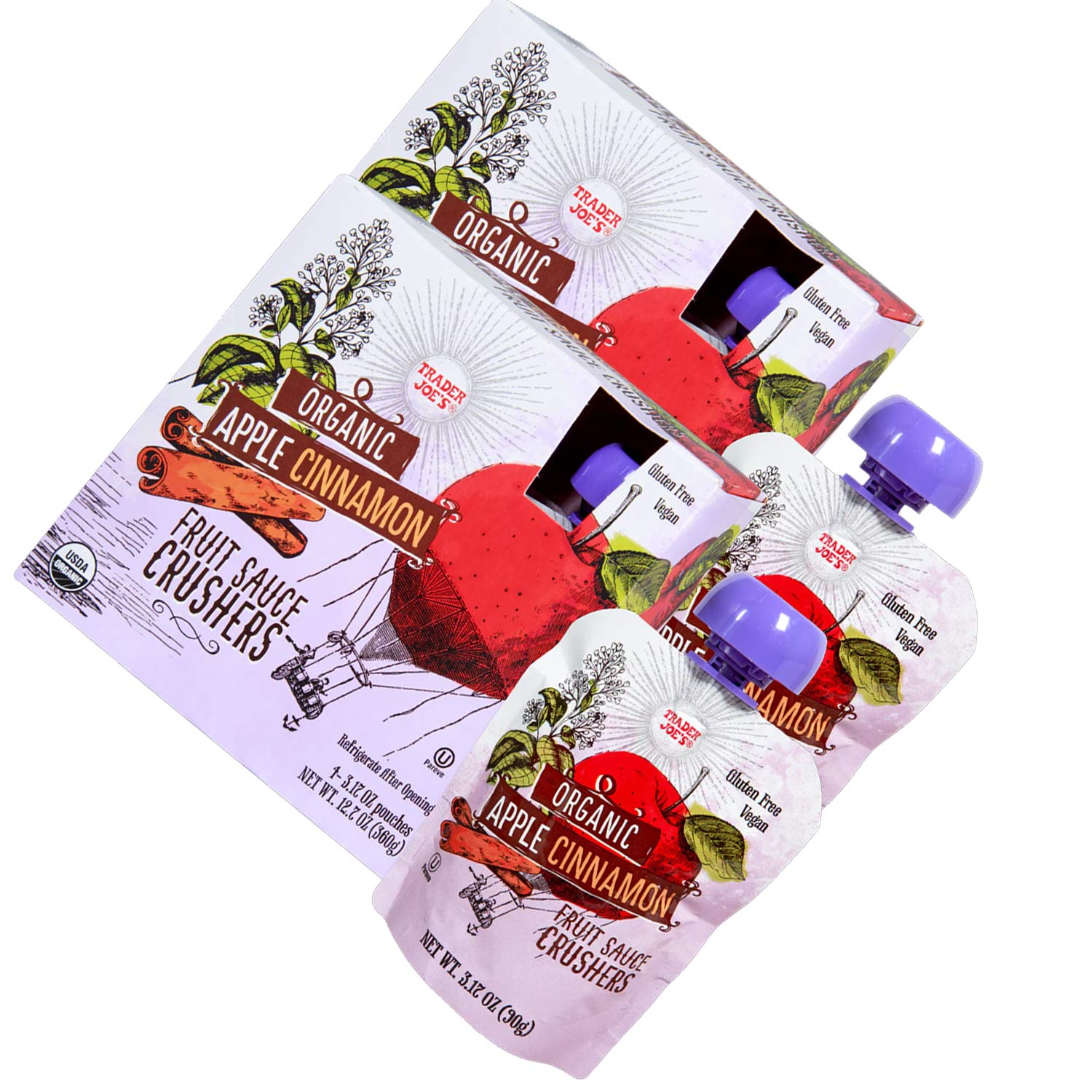Organic Apple Cinnamon Fruit Sauce Crushers 12.7 oz