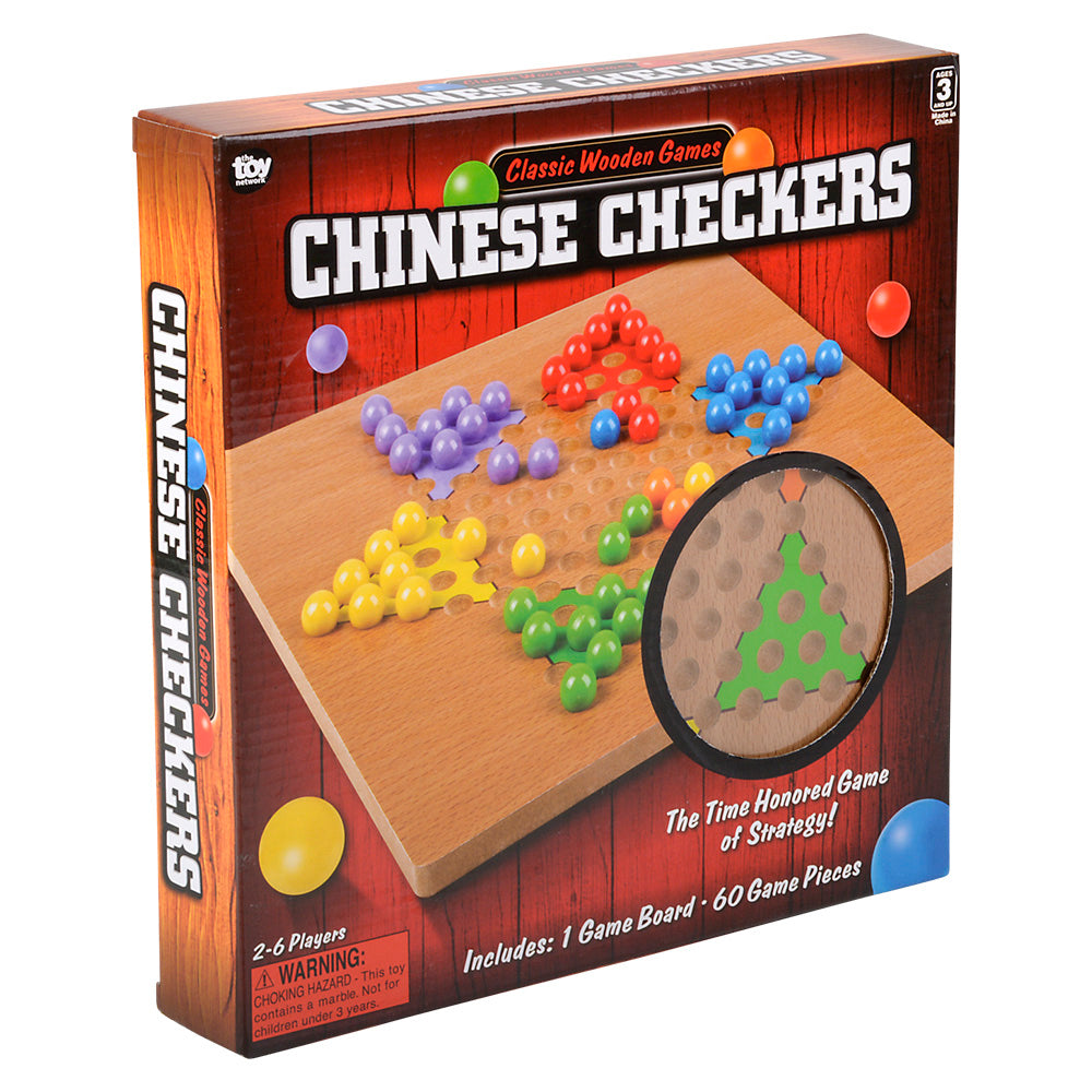 Wooden Chinese Checkers Game (1 Box)