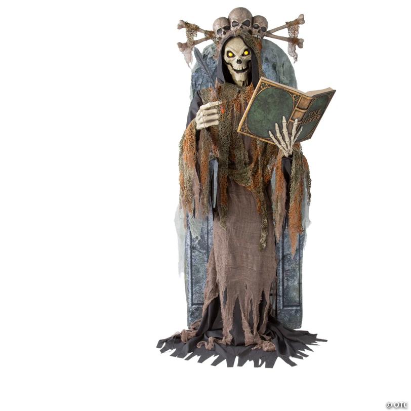 7 Ft. Animated Light-Up Soul Collector Halloween Decoration