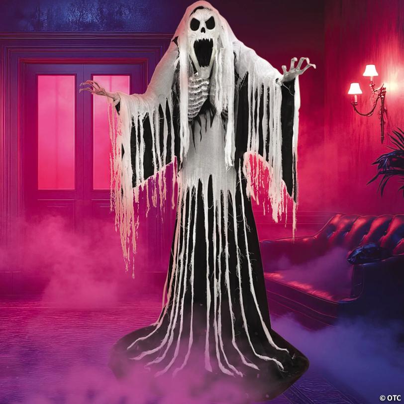 7 Ft. Animated Towering Wailing Soul Halloween Decoration