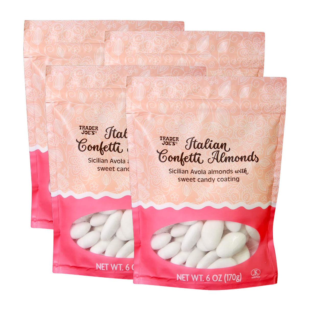 Italian Confetti Almonds 6 oz Crunchy & Sweet