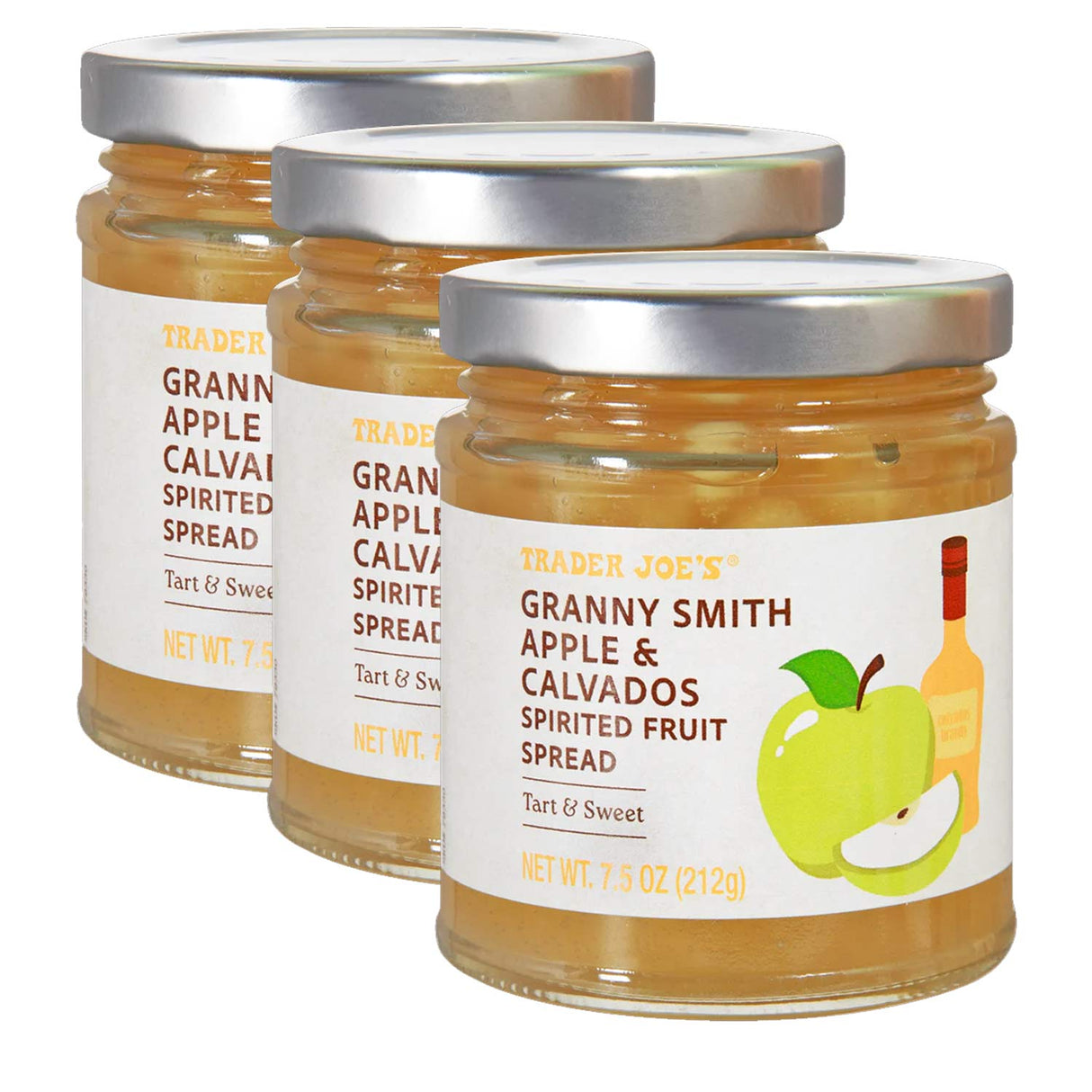 Granny Smith Apple & Calvados Spirited Fruit Spread 7.5 Oz