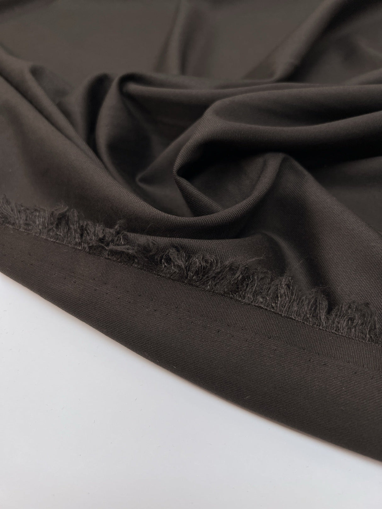 Stretch Twill Fabric Gray Brown