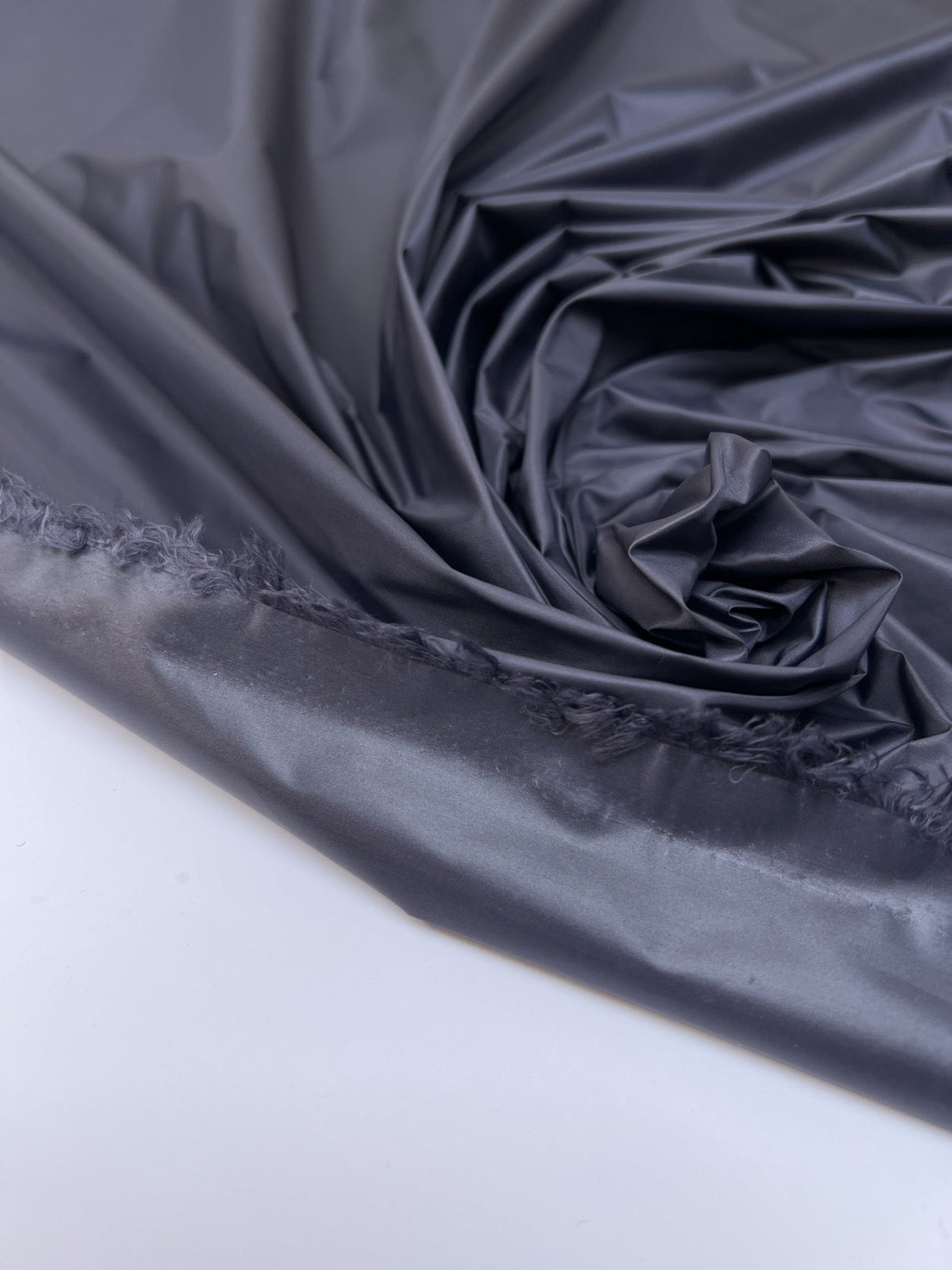Blue Water-Repellent Polyamide Fabric