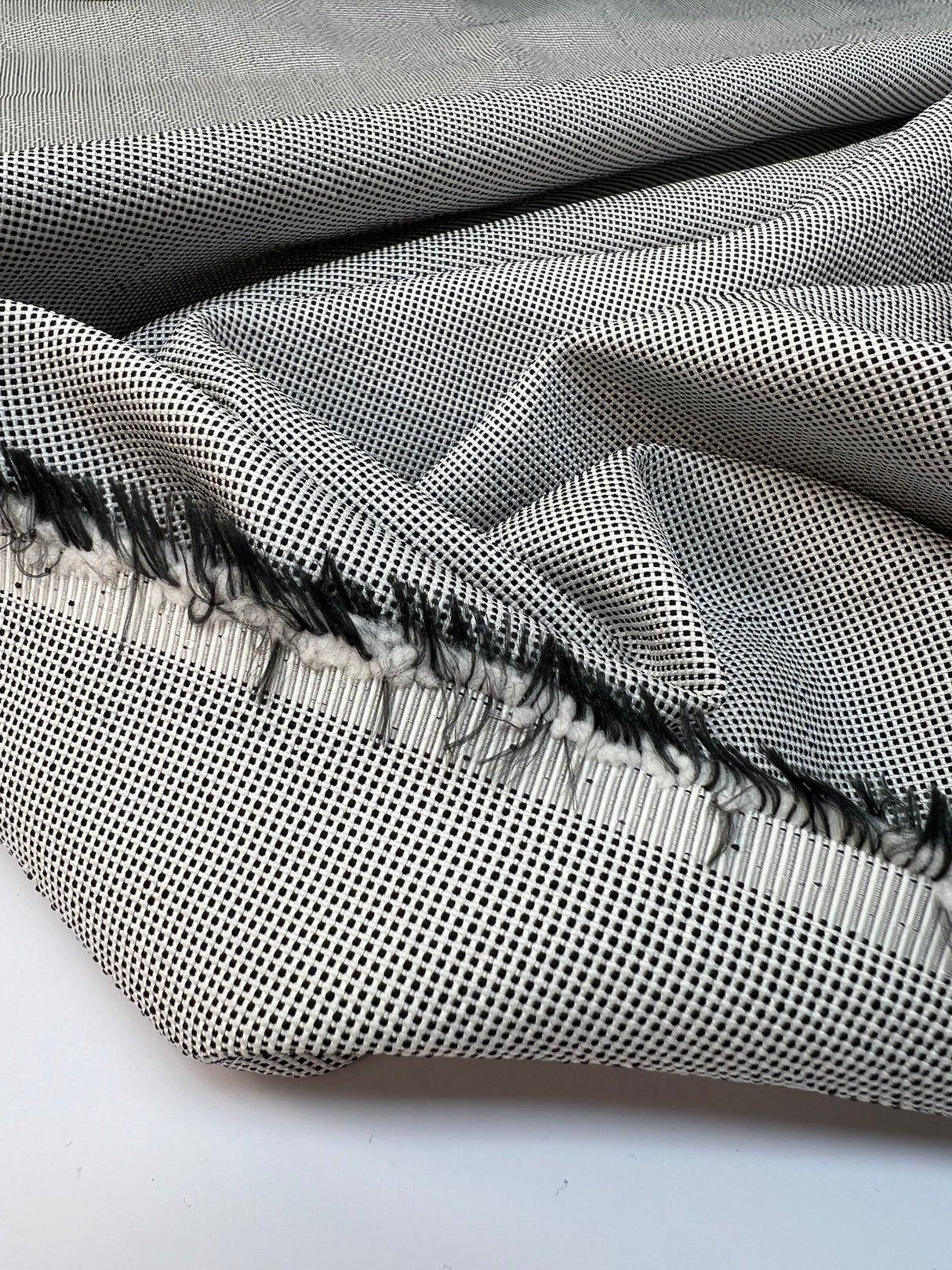 Cotton Blend Gray Shades Suiting Fabric
