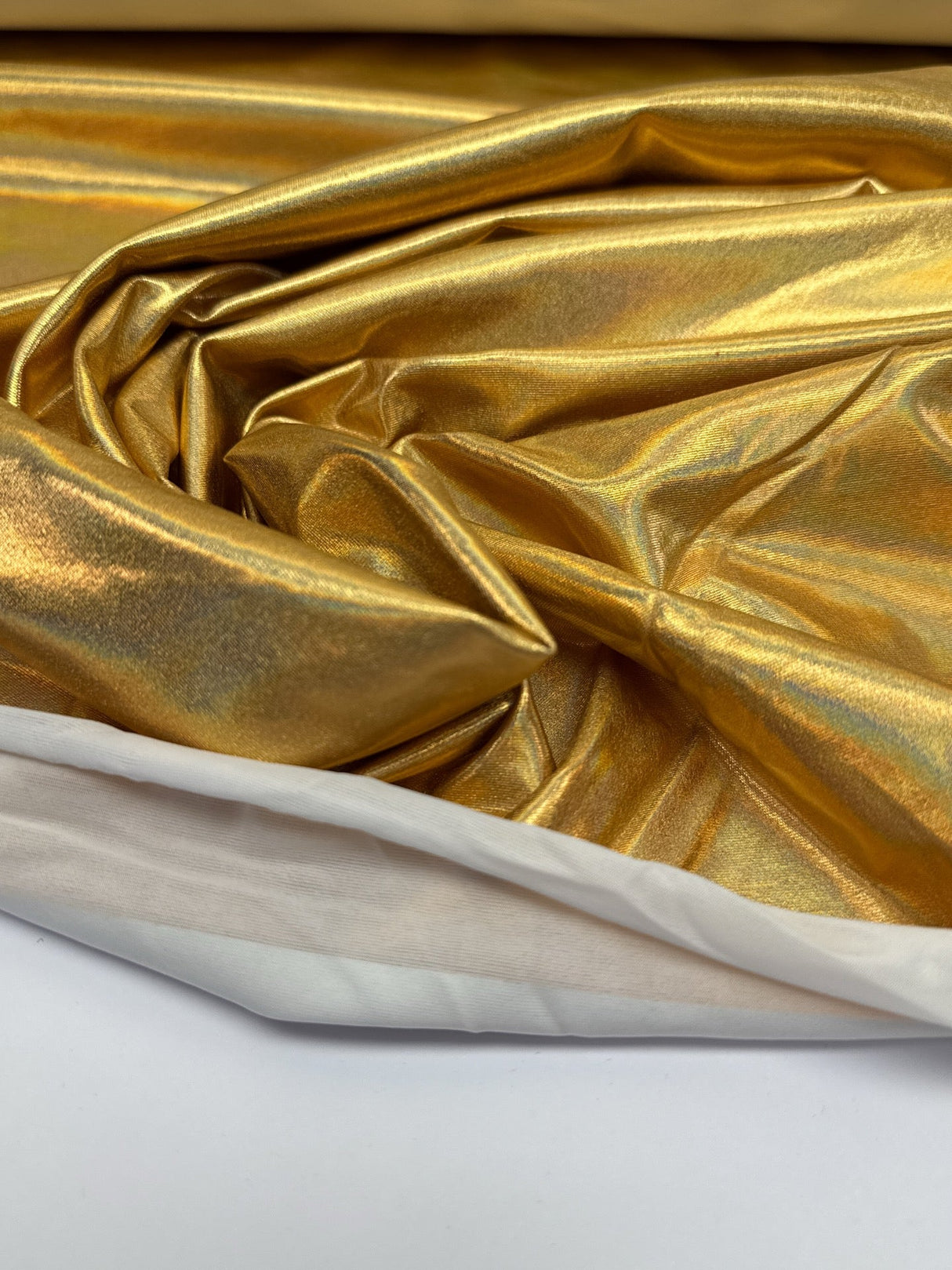 Golden Polyamide Elastane Woven