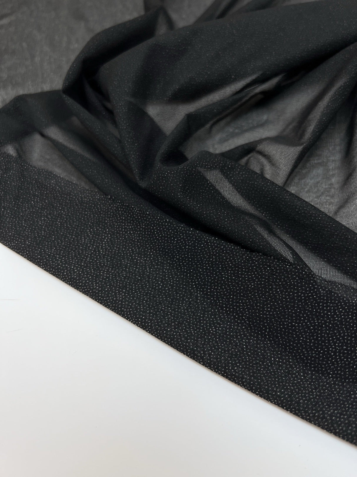 Black Stretch Polyamide Interlining