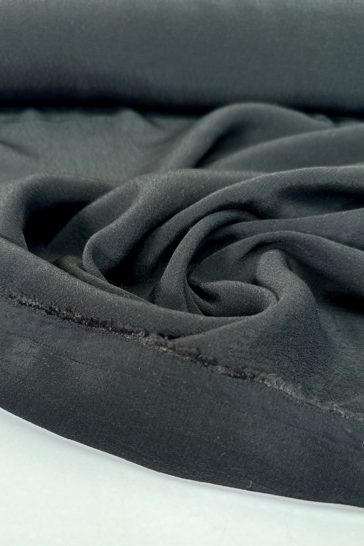 Black Viscose Crepe