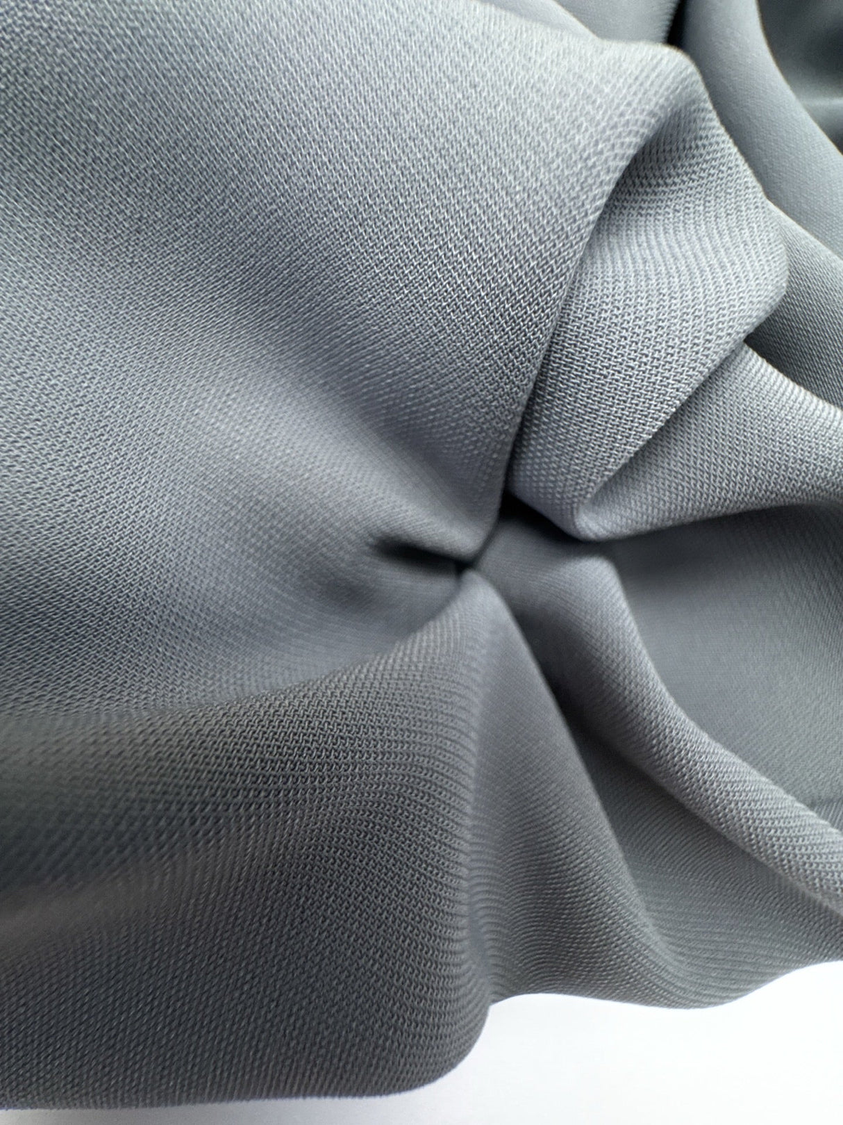 Gray Polyester Elastane Woven