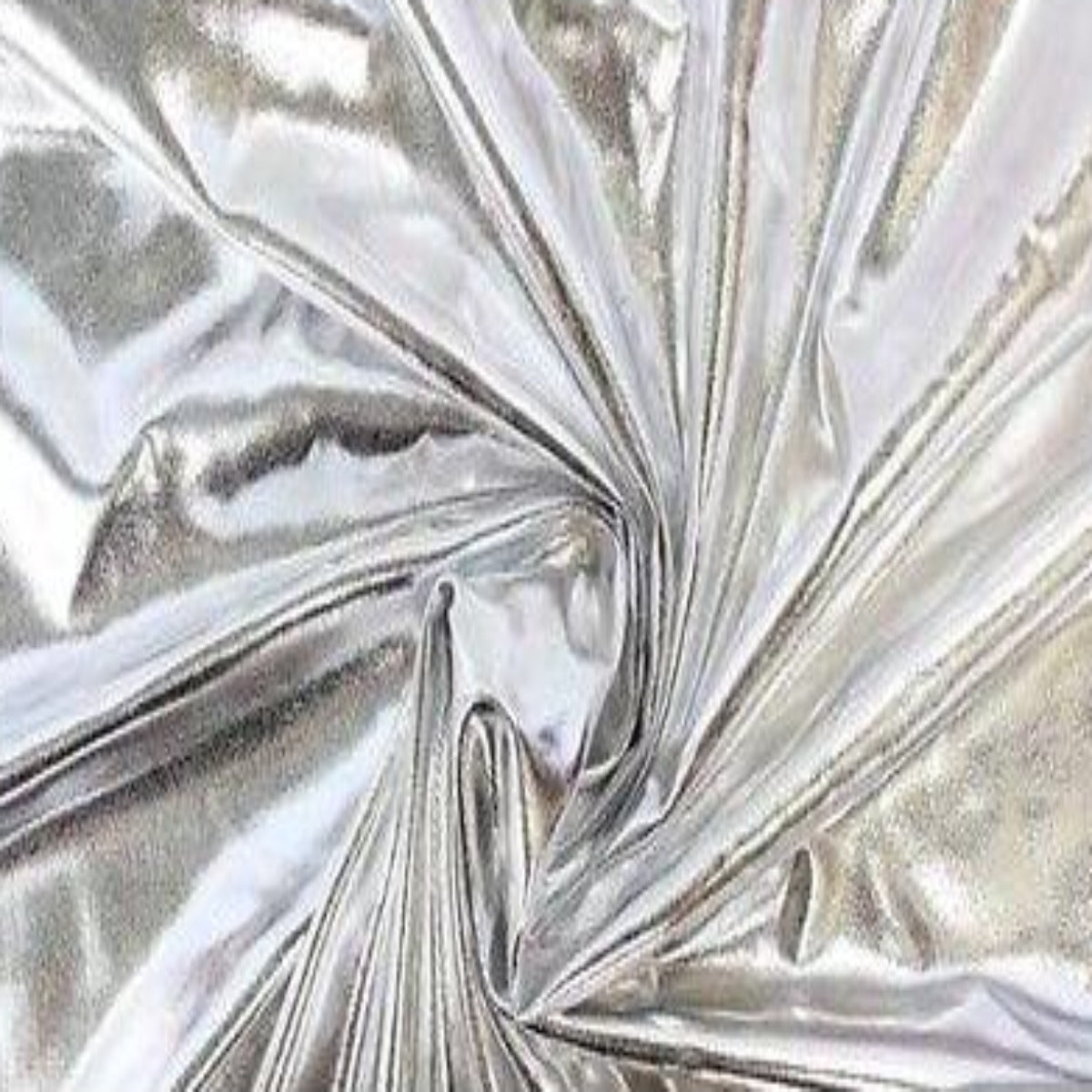 Metallic Foil Spandex Fabric - Metallic Finish, 60" Width (1 Yard)