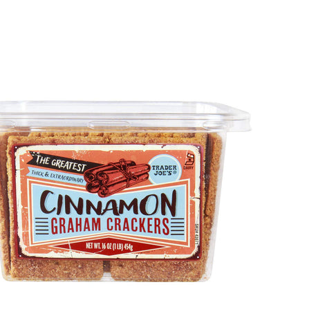 Trader Joe’s Cinnamon Graham Crackers Perfect for Snacking16 Oz