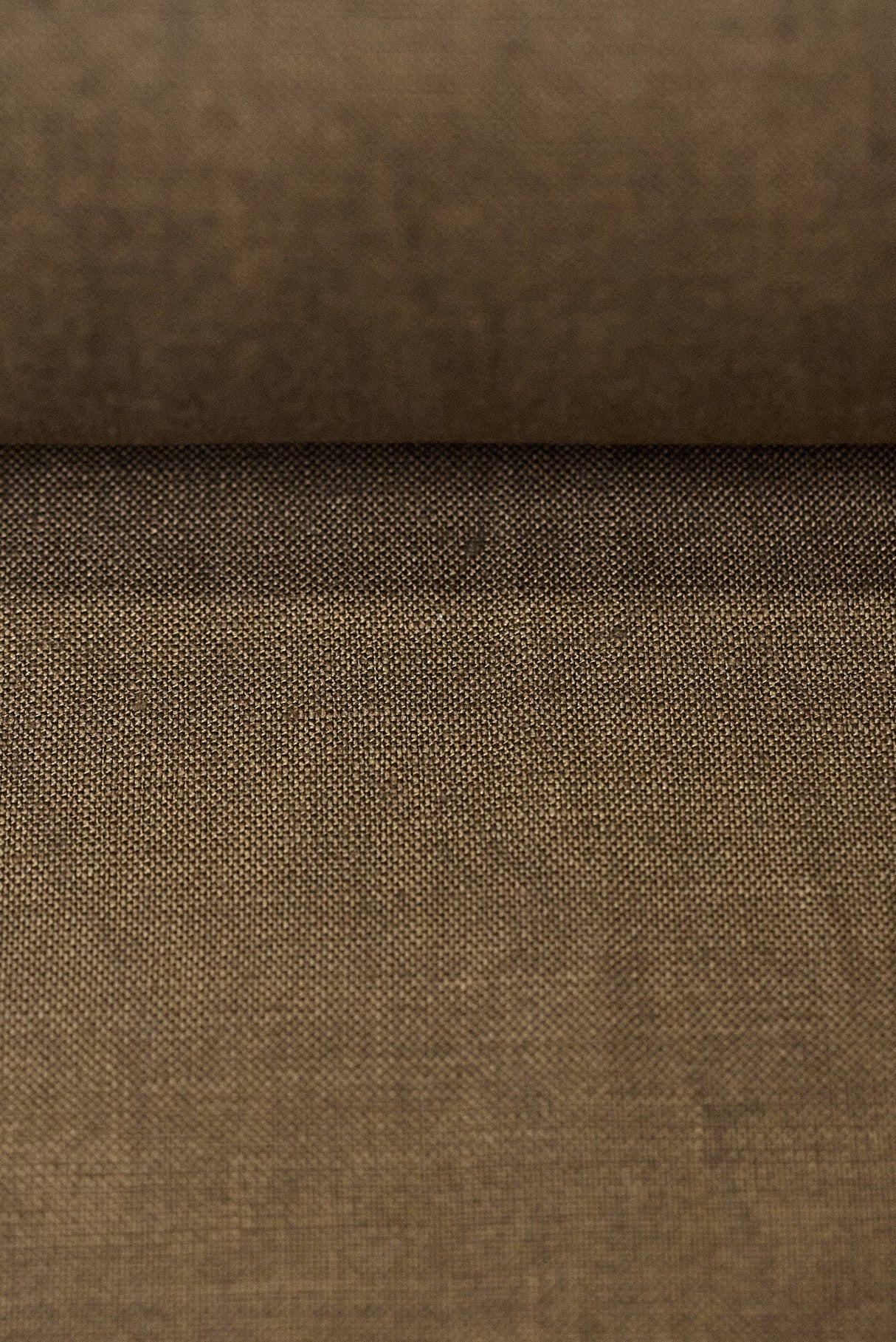 Pure Linen Fabric Dark Brown