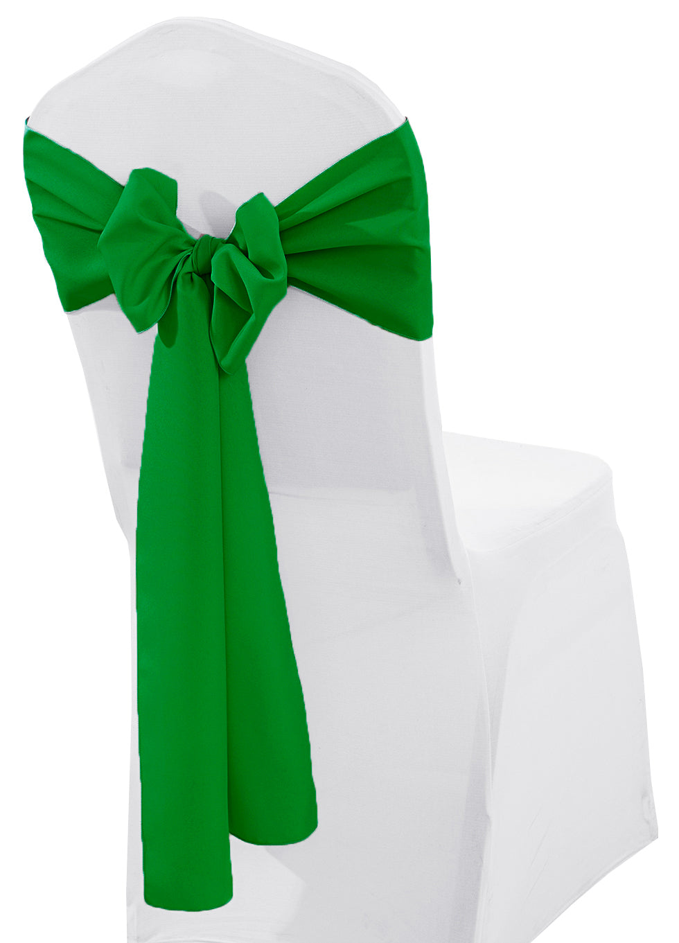 Polyester Chair Sashes 8x108 Emerald Green