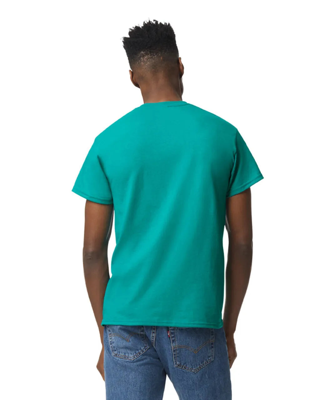 Gildan 8000 DryBlend Cotton Polyester T-Shirt Fabric - Jade Dome, Moisture-Wicking, Classic Fit (1 Piece)