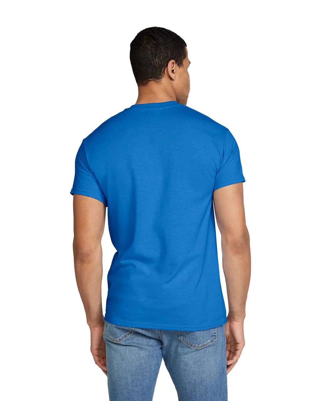 Gildan 8000 DryBlend Cotton Poly Shirt - Royal, Moisture Wicking, Classic Fit (1 Shirt)
