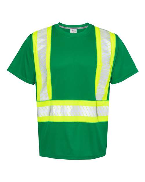 Kishigo EV Series Enhanced Visibility Contrast Pocket T-Shirt