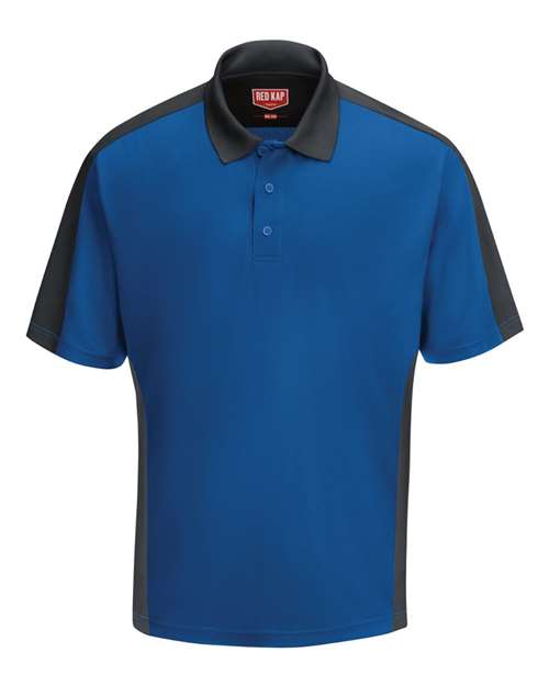 Red Kap Men's Performance Knit Two-Tone Polo