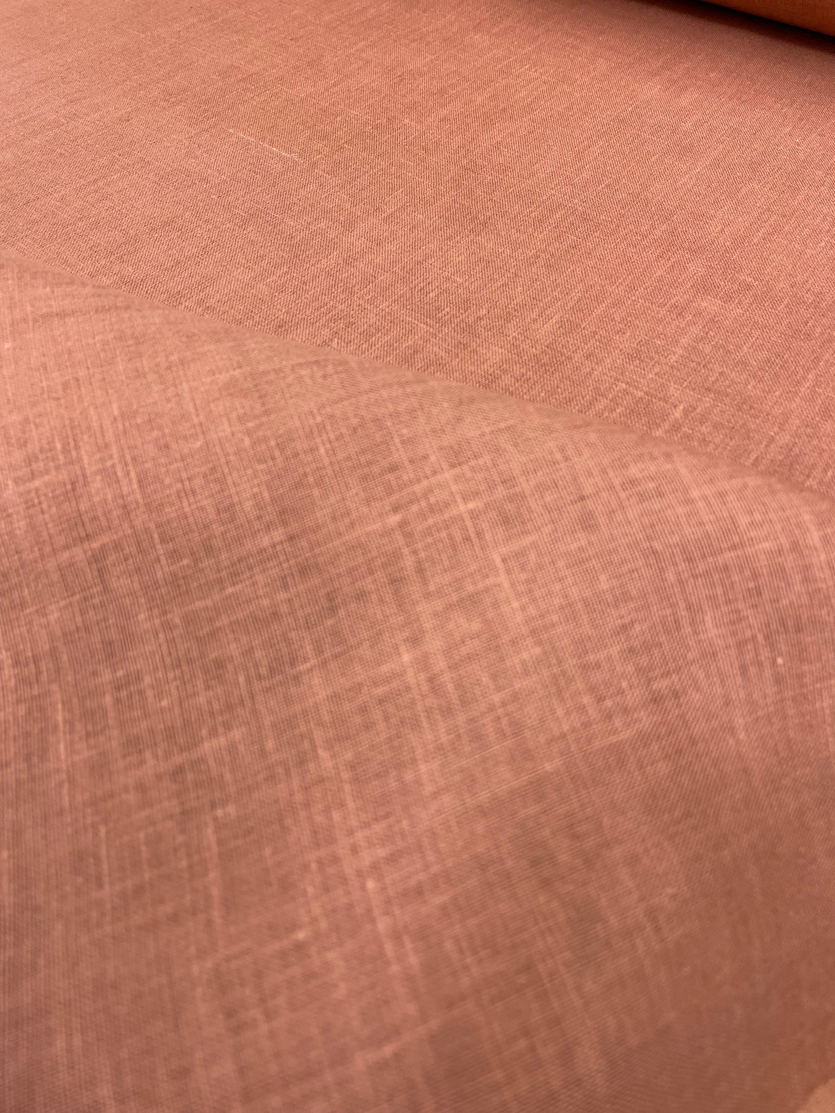 Pure Linen Fabric Clay