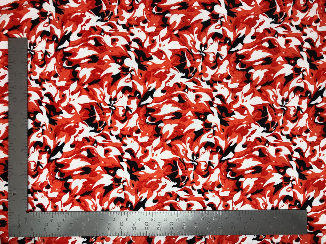 1 Yard Stretch Liverpool Knit Geometric Print Fabric for Clothing Crafts Accessories Width 58 60 Inches