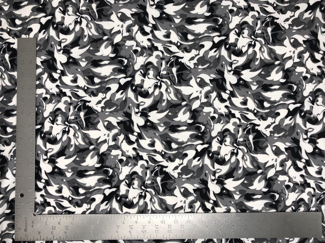 1 Yard Stretch Liverpool Knit Geometric Print Fabric for Clothing Crafts Accessories Width 58 60 Inches