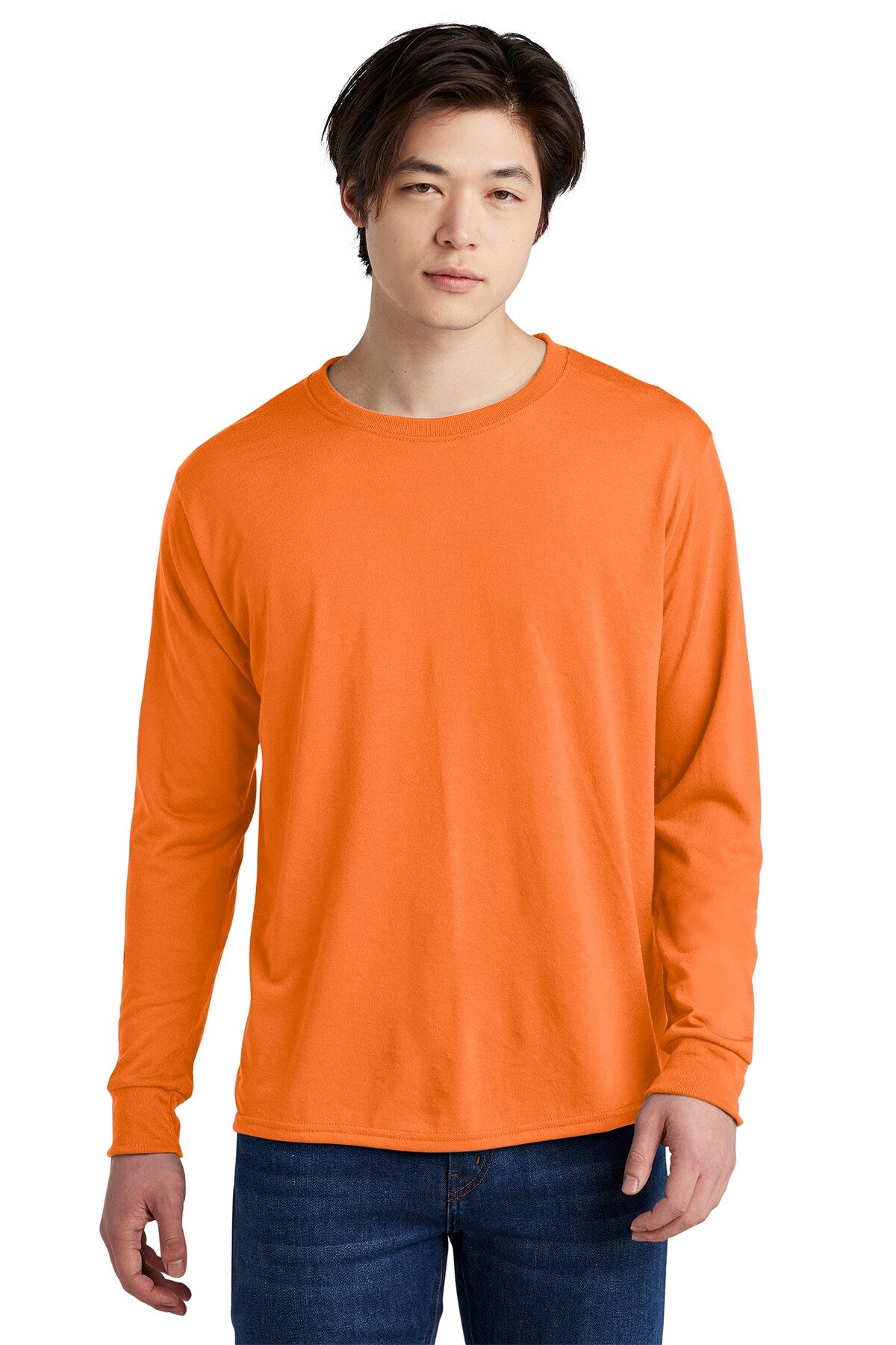 JERZEES® Dri-Power Classic Fit Crewneck Long Sleeve T-Shirt