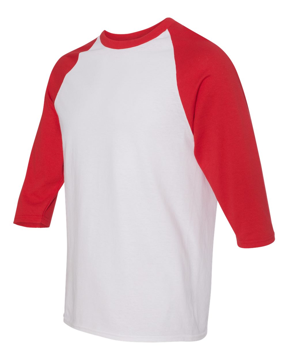 Gildan® Heavy Cotton Raglan Crewneck Three-Quarter Sleeve T-Shirt