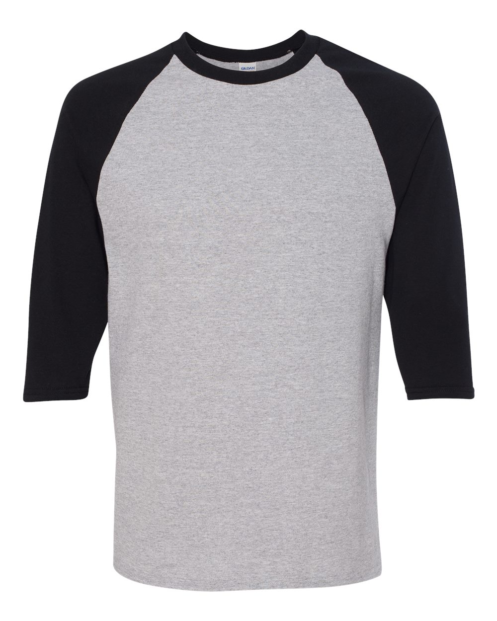 Gildan® Heavy Cotton Raglan Crewneck Three-Quarter Sleeve T-Shirt