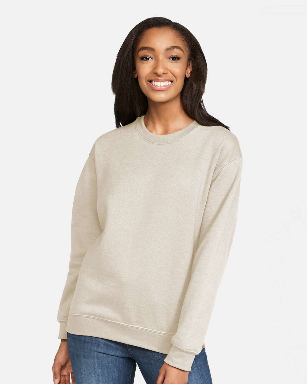 GILDAN® Softstyle Midweight Crewneck Long Sleeve Sweatshirt