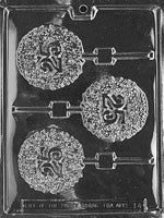 25th Lollipop Wreath Mold - LPL014