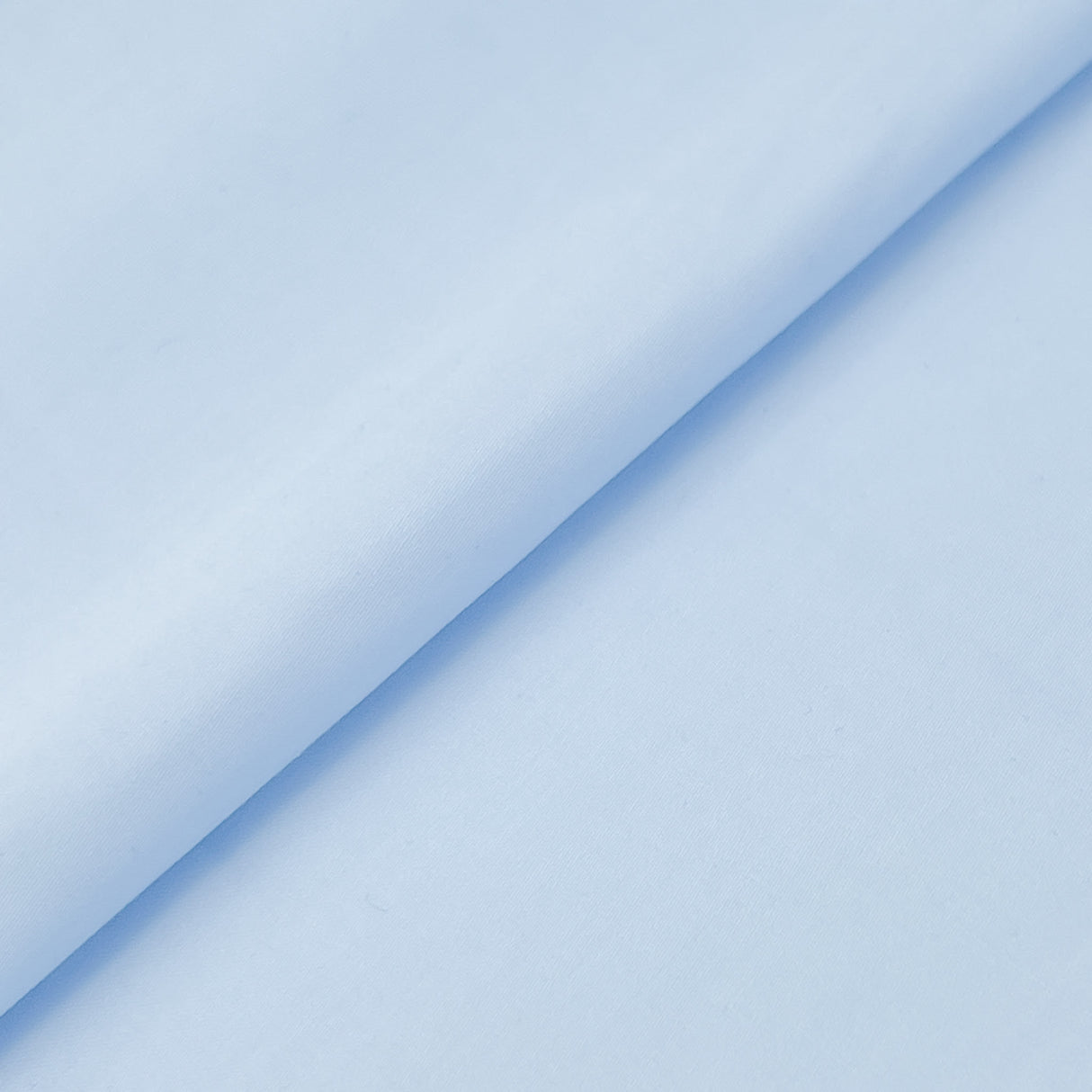 Light Blue Pima Cotton Shirting Fabric - Light Blue, Shirting Fabric, 56" Width (1 Yard)