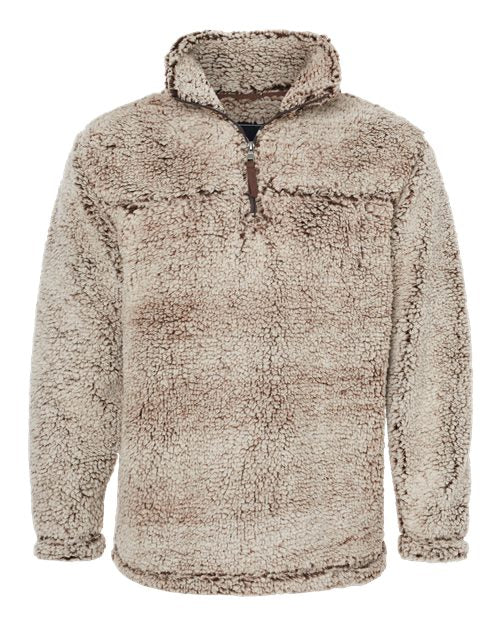 Unisex Sherpa Fleece Quarter-Zip Pullover