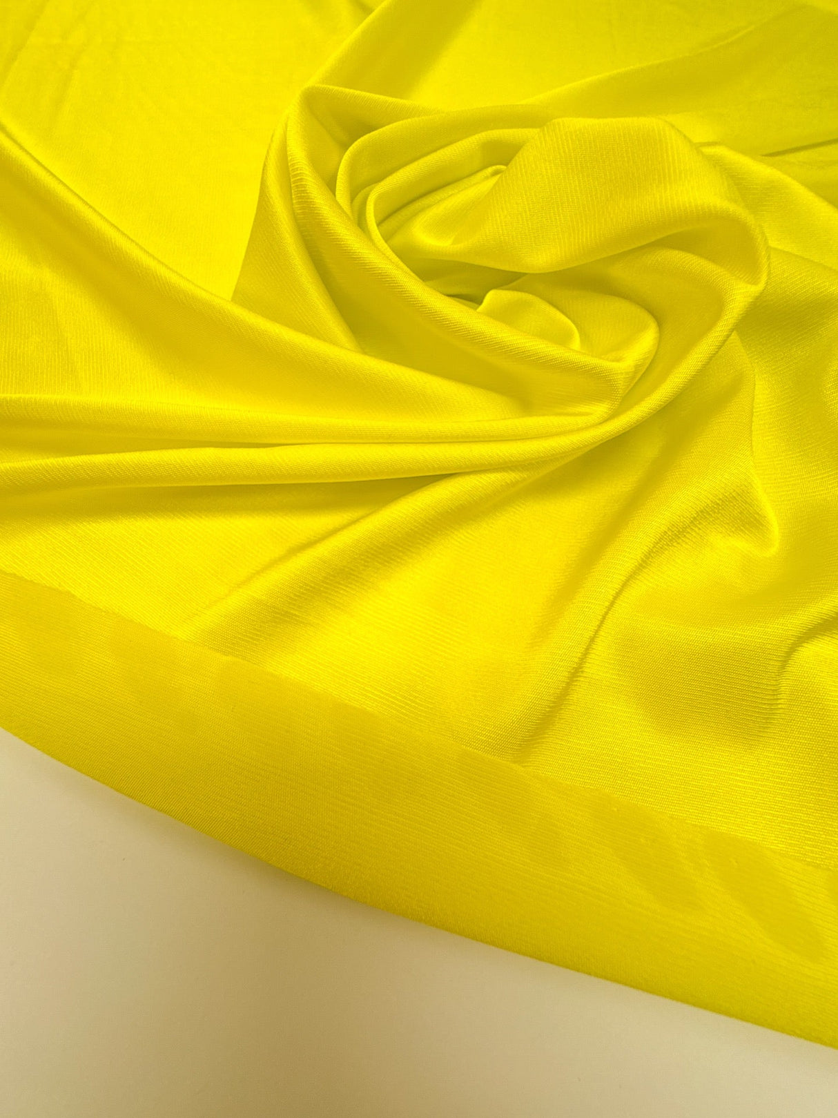 Viscose Elastane Knitted Fabric Yellow