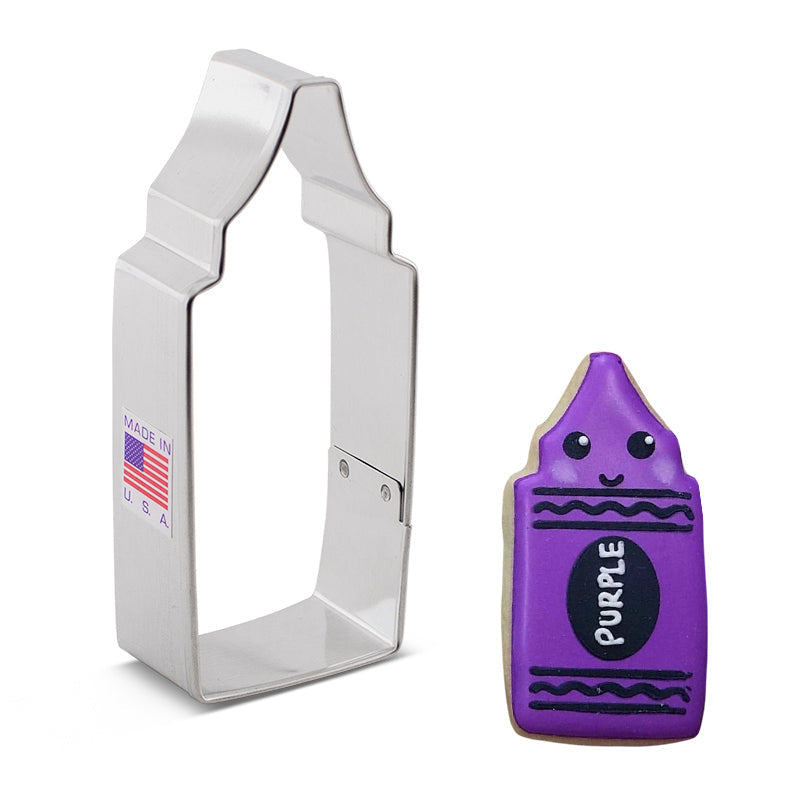 Ann Clark Crayon Cookie Cutter 3 5/8" Back To School