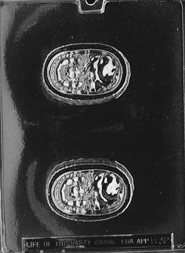 3D Bassinet With Baby Chocolate Mold