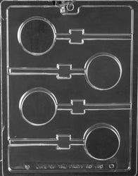 Plain Sandwich Cookie Lolly Chocolate Mold - LPAO150