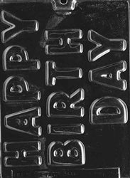 Happy Birthday Letters Chocolate Mold