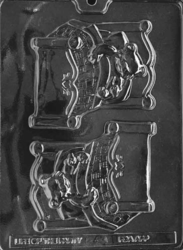 Bear In Bed Chocolate Candy Mold