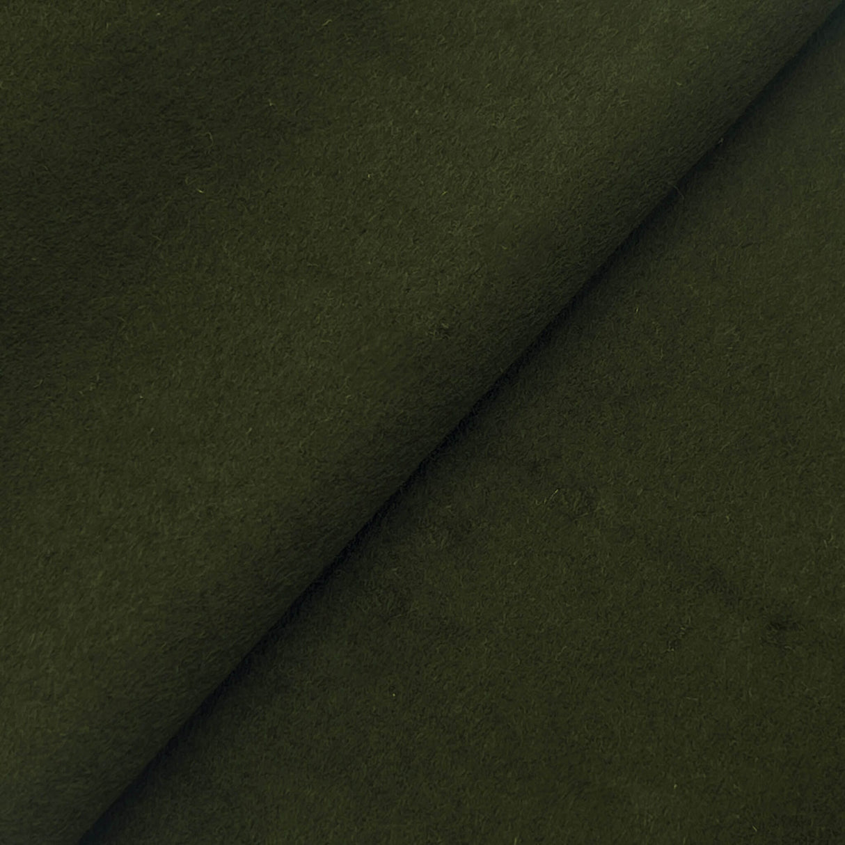 Forest Green Wool Cashmere Fabric - Forest Green, 58" Width