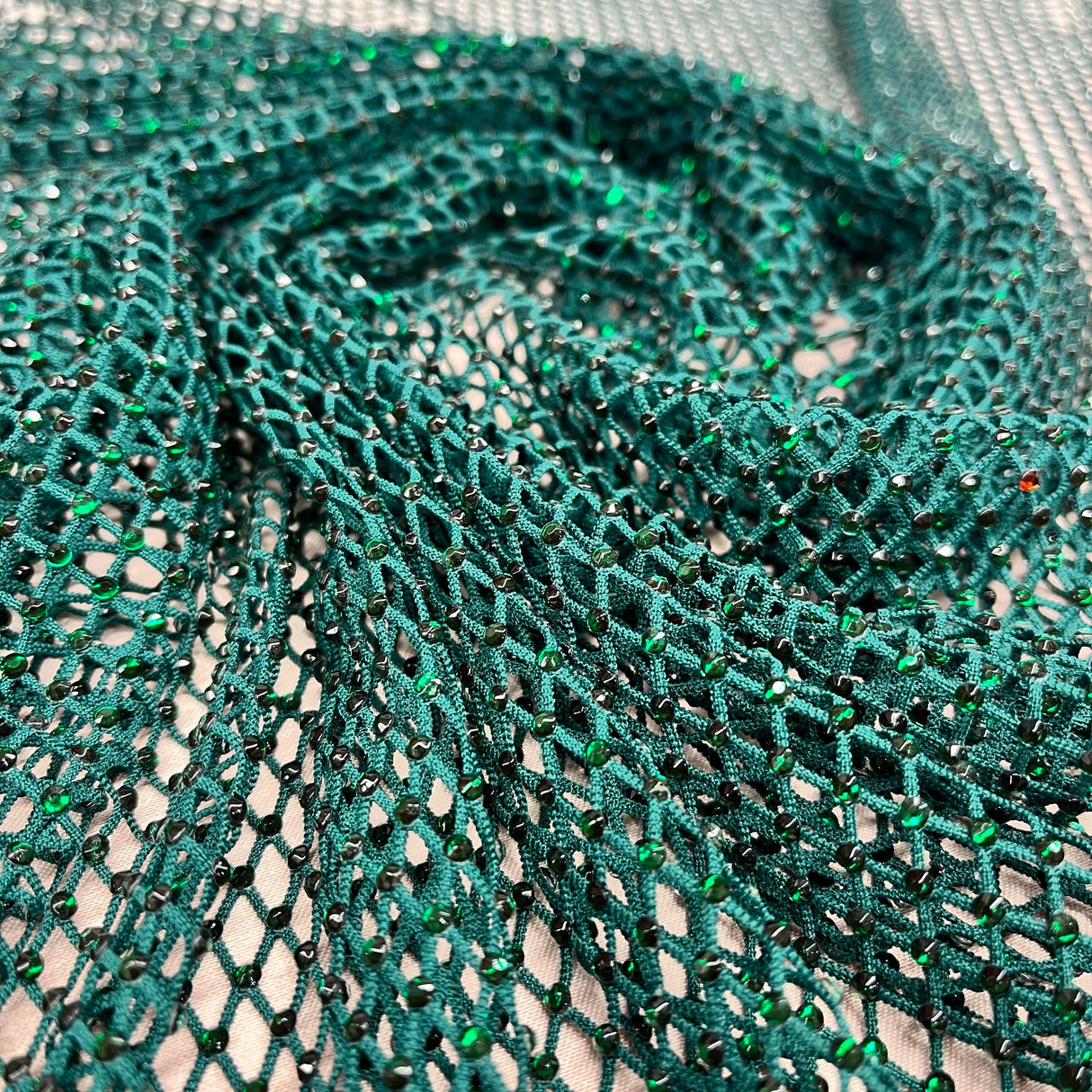Diamond Fishnet 4-Way Stretch Fabric